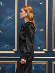 Waltz Sequin Collar Blouse