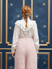 Starry Ruffle Blouse