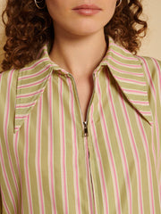 <b> Ghospell </b> Ester Stripe Shirt