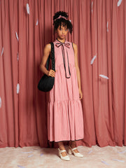 Sweethearts Stripe Dress Flamingo Pink / Z