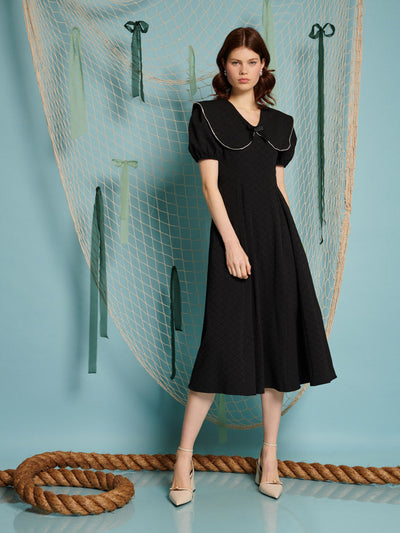 Windward Midi Dress Coal Black / Z