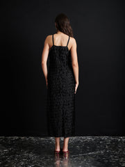 <b> Ghospell </b> Wyatt Texture Midi Dress