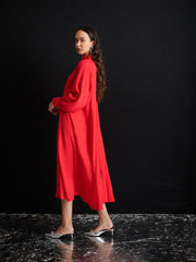 <b> Ghospell </b> Ayla Oversized Midi Dress