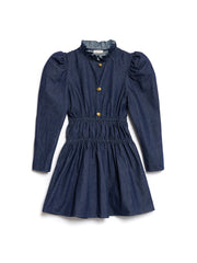 <b> Ghospell </b> Dallin Denim Mini Dress