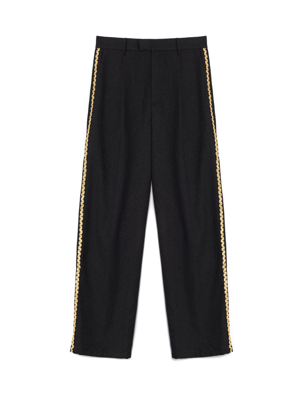 Dylan Sequin Trim Trousers