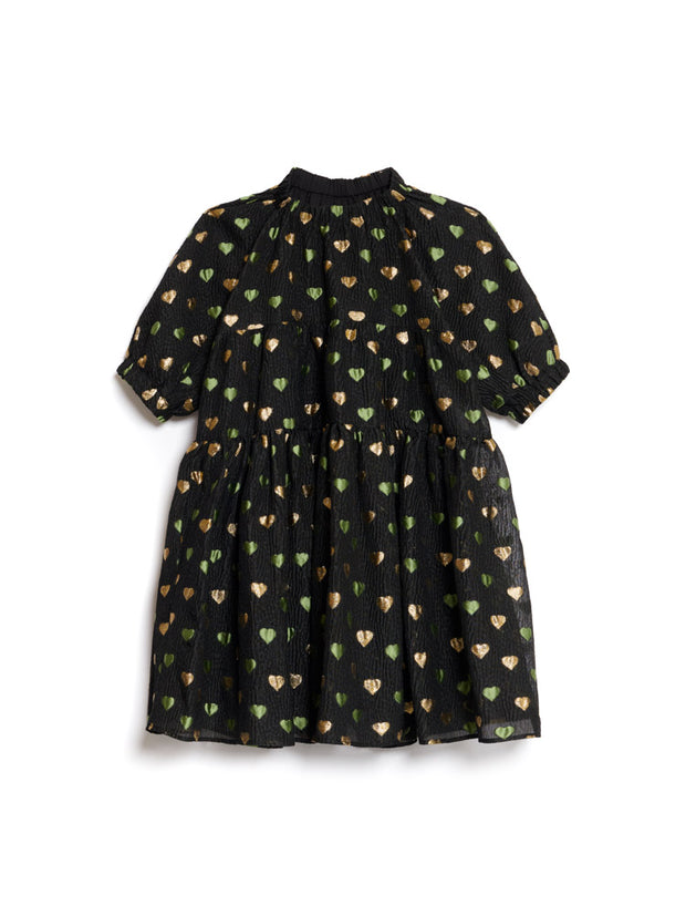 Carriage Hearts Jacquard Dress