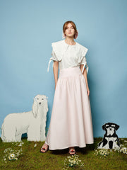 Tilly Taffeta Midi Skirt