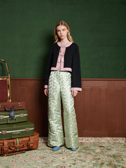 Marjorie Jacquard Trousers